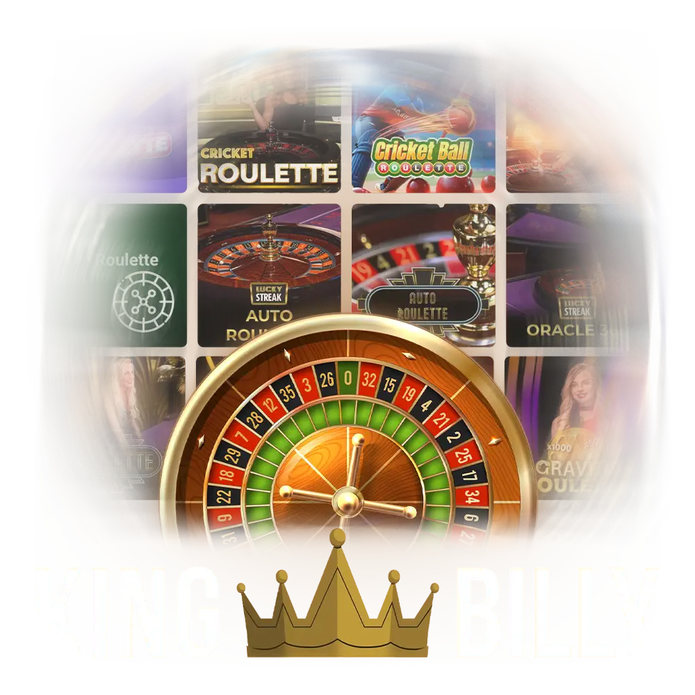 Learn which roulette games you can play at King Billy Casino.